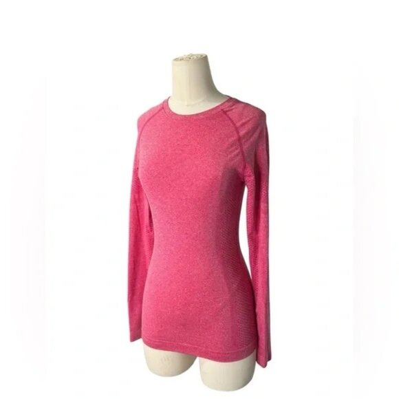 FIGS Salta Seamless Longsleeve Underscrub in Pink Size XS - Picture 2 of 8